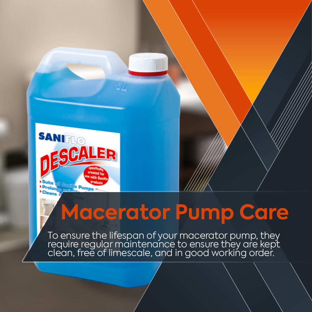 macerator pump care