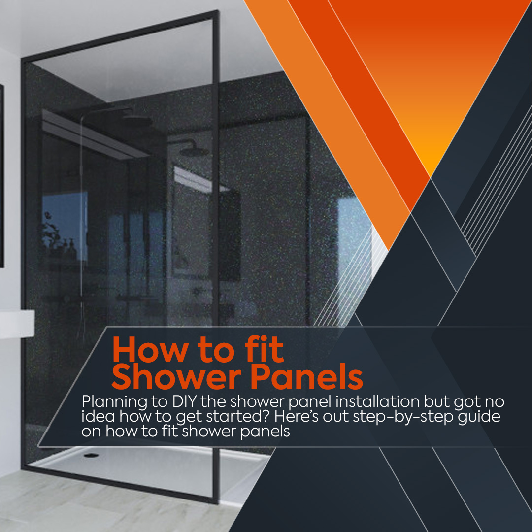 how to fit shower panels