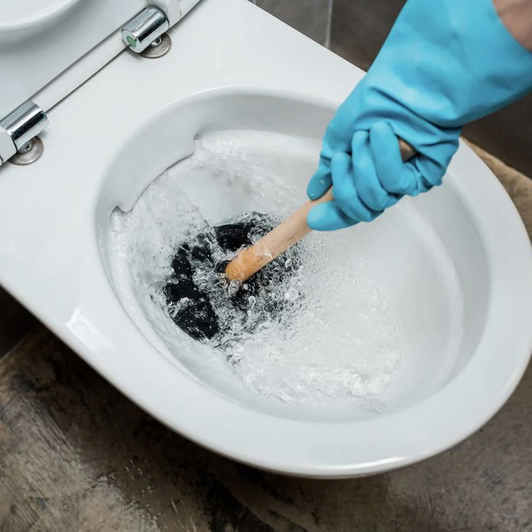 how to unblock a toilet