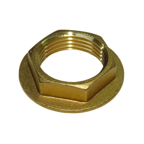 Brass Flanged Backnut - Â¾" 