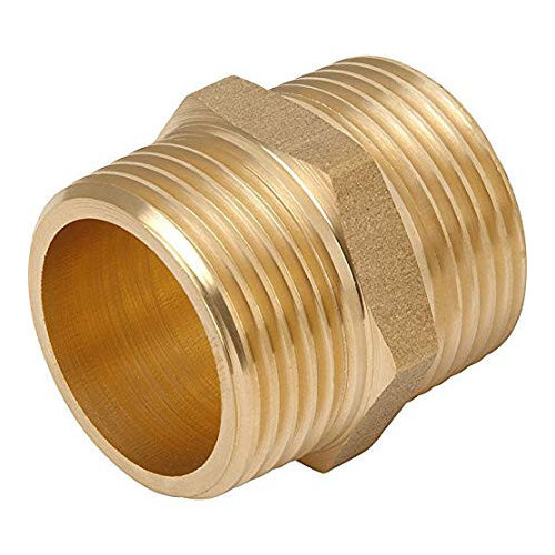 Brass Barrel Nipple - 1Â½" 