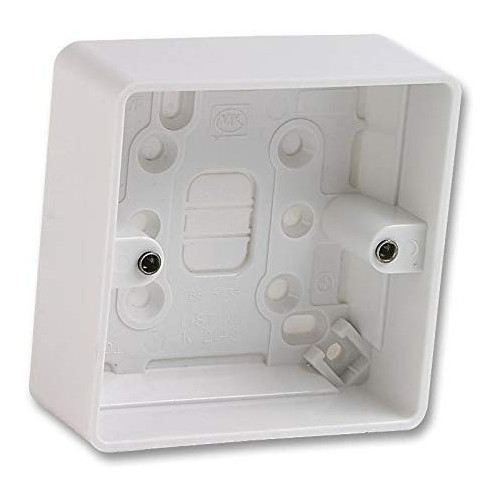 1 Gang Moulded Plastic Box -25mm