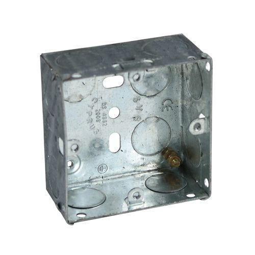 1 Gang Galvanised Steel Box -25mm 