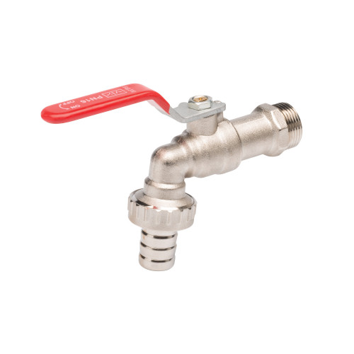 Plasson MDPE Lever Handle Bib Tap - Â½" 