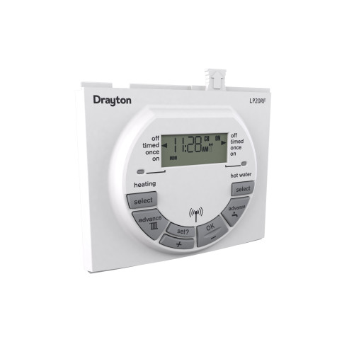 Drayton LP20 Clip-In Twin Channel Time Switch For Worcester Boilers 