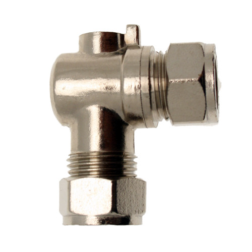 Angled Isolation Valve - 15mm 