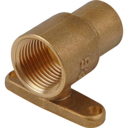 End Feed Wall Plate Coupling - 15mm x ½" 
