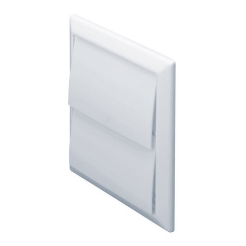 Square Flap Vent (White) -100mm 