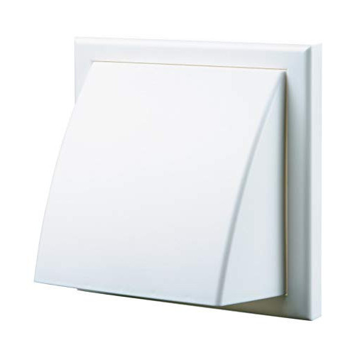 Cowled Vent (White) - 100mm 