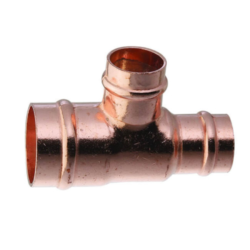 Solder Ring Reducing Tee - 22mm x 15mm x 15mm 
