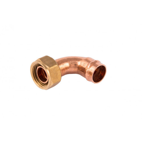 Solder Ring Bent Tap Connector - 15mm x Â½" 