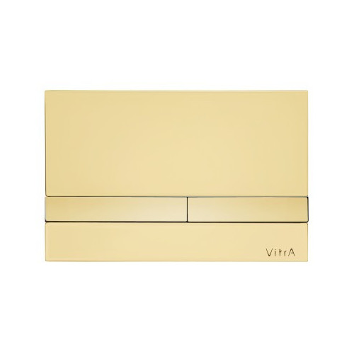 Vitra Select Mechanical Flush Plate - Gold 