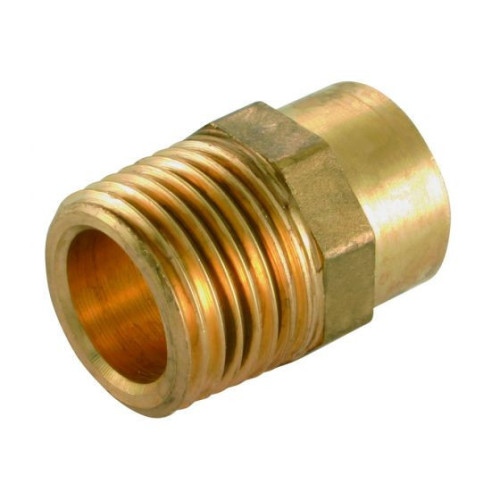 Solder Ring Male Coupling - 15mm x Â½" 