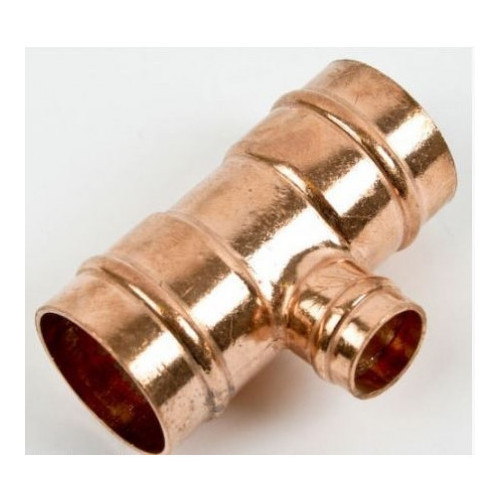 Solder Ring Reducing Tee - 28mm x 28mm x 15mm 