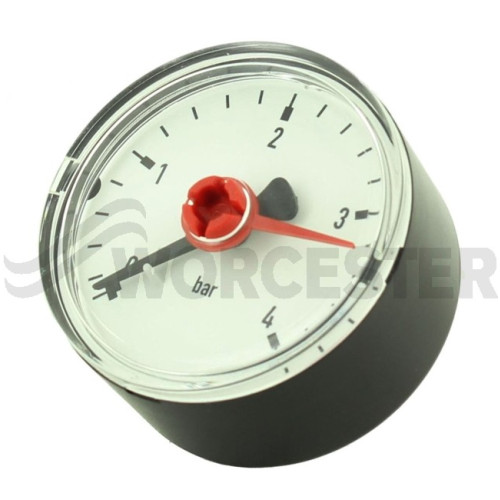 Worcester Gauge Pres.50mmx1/8Back 4Bar