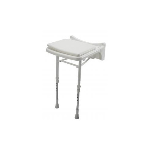 Croydex Wall Mounted Fold Away Shower Chair With Legs Main
