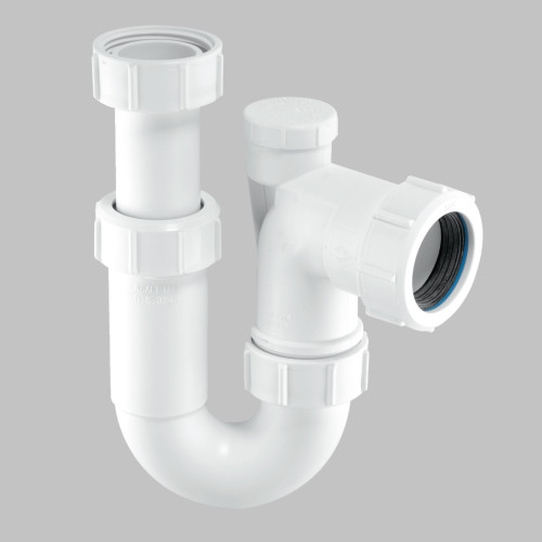 McAlpine Adjustable Inlet Anti-Syphon ''P' Trap - 32mm 