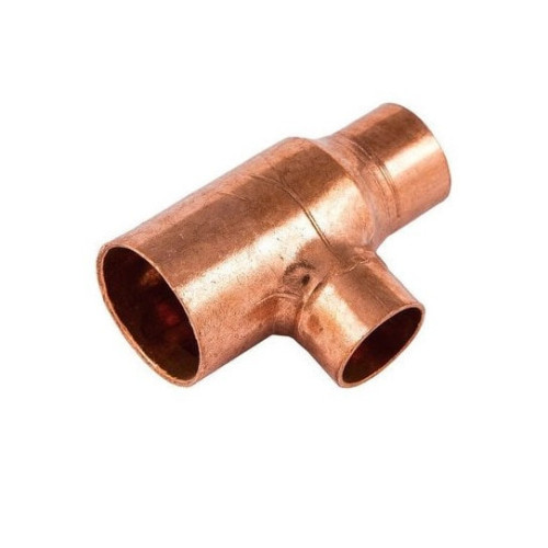 End Feed Reducing Tee - 22mm x 15mm x 15mm 