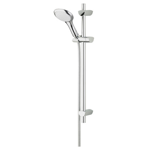 Bristan Evo Shower Rail Kit + Evo Shower Head & 2m Hose 