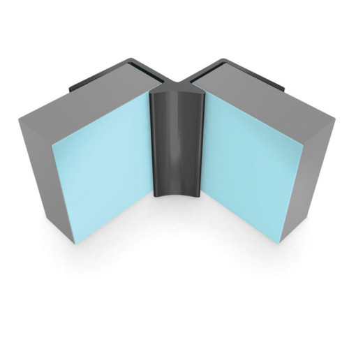 Multipanel Linda Barker - Classic & Herritage - Internal Corner Profile - Polished Silver 