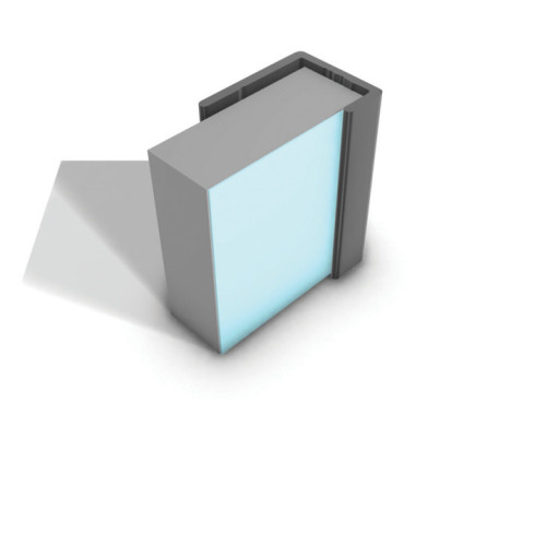 Multipanel Linda Barker - Classic & Herritage - 'L' Shaped End Cap - Polished Silver 