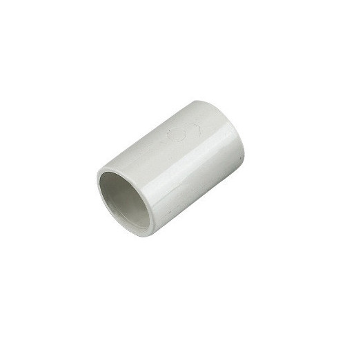 Floplast Overflow Straight Coupling (White) - 21.5mm 