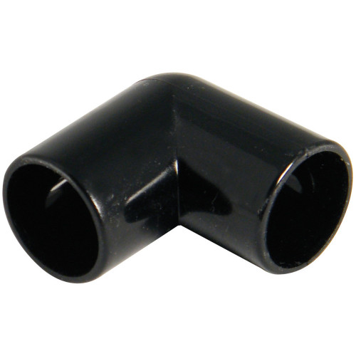Floplast Overflow 90Â° Elbow (Black) - 21.5mm 