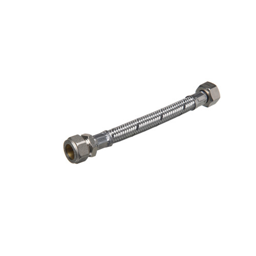 Flexible Tap Connector - 15mm x ½" x 300mm 