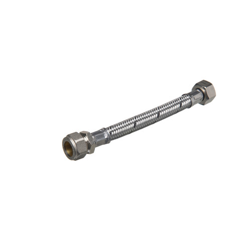Flexible Tap Connector - 15mm x Â½" x 300mm 