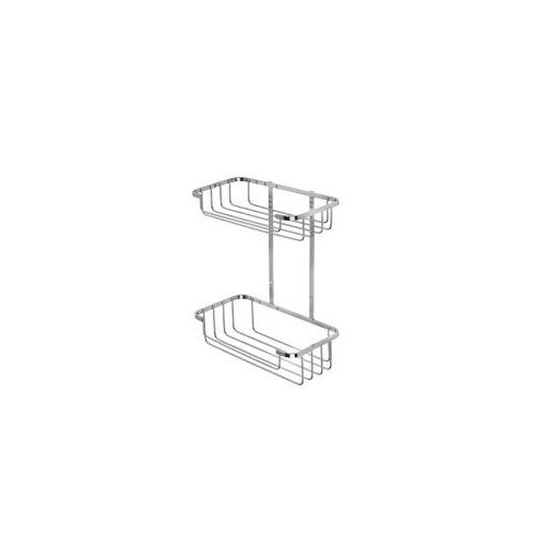Croydex Stainless Steel Two Tier Shower Basket Main