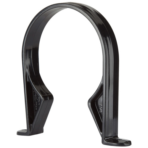 Polypipe Soil Pipe Clip (Black) - 82mm 