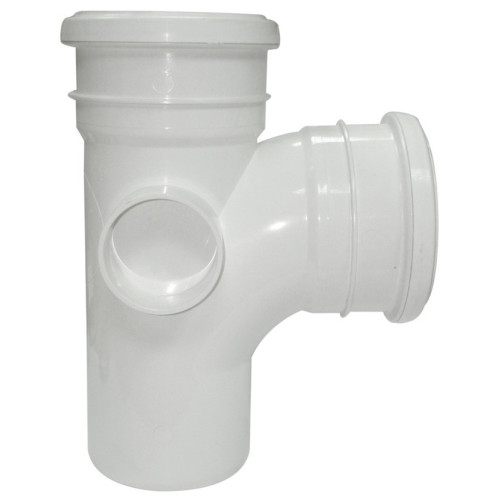 Floplast 90Â° Branch (White) - 110mm 