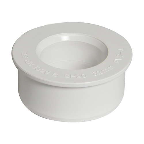 Floplast Boss Adaptor Solvent (White) - 32mm 
