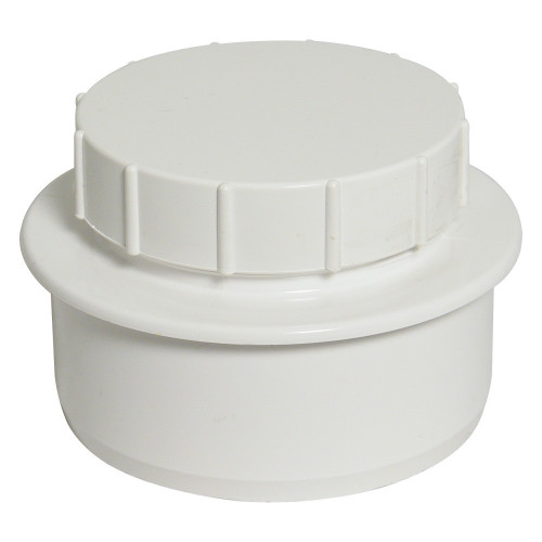 Floplast Access Cap (White) - 110mm 