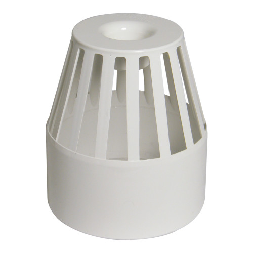 Floplast Open Vent Terminal (White) - 110mm 