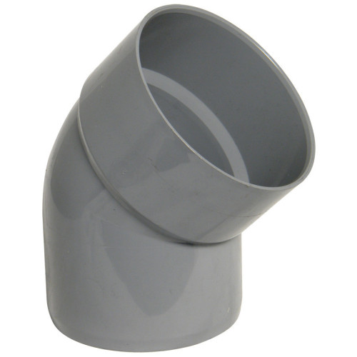 Davant 45° Elbow Single Socket (Grey) - 110mm