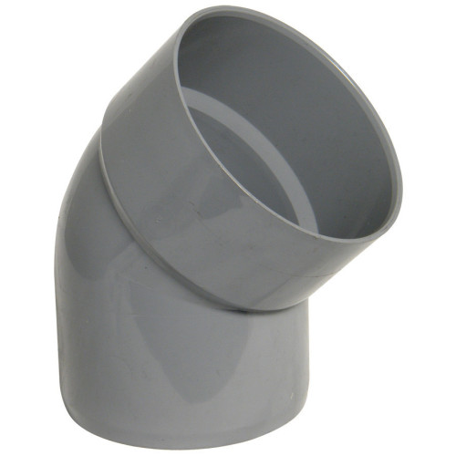 Davant 45Â° Elbow Single Socket (Grey) - 110mm