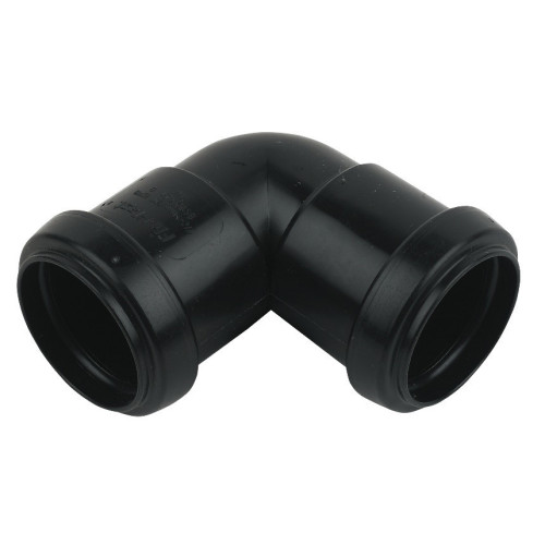 Floplast Pushfit 90Â° Elbow (Black) - 32mm 