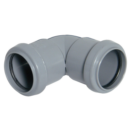 Flolast Pushfit 90° Elbow (Grey) - 40mm 