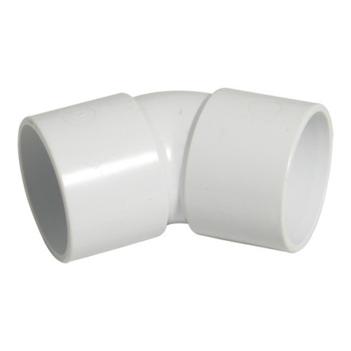 Floplast ABS Solvent Weld 45° Elbow (White) - 50mm 