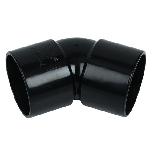 Floplast ABS Solvent Weld 45Â° Elbow (Black) - 32mm 