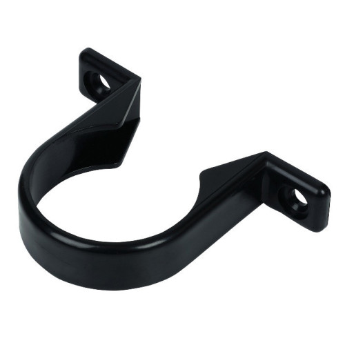 Floplast ABS Solvent Weld Pipe Clip (Black) - 50mm 