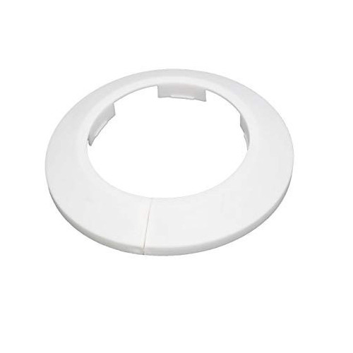 Plastic Pipe Shroud (White) - 110mm 