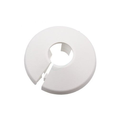 Plastic Pipe Shroud (White) - 42mm 