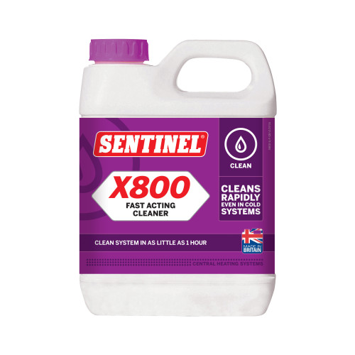 Sentinel X800 Fast Acting Central Heating Cleaner - 1l 