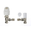 15mm Drayton RT212 Angled Thermostatic Radiator Valve + Manual Radiator Valve