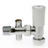 15mm Drayton Angled Manual Radiator Valve With Drain Off