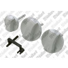 Vaillant 'Buttons Grey Kit Of 3