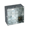 1 Gang Galvanised Steel Box -25mm