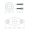 Close Coupling Plate Kit + Doughnut Washer